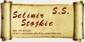 Selimir Stojkić vizit kartica